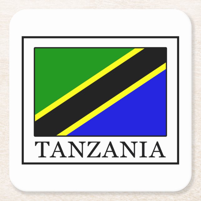 Dessous De Verre Carré Tanzanie (Devant)