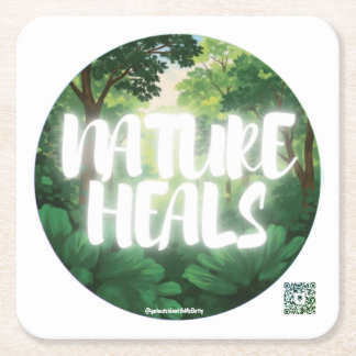 Dessous De Verre Carré TAPIS DE PROTECTION NATURE GUÉrit