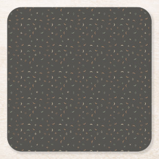 Dessous De Verre Carré Tapis de verre Heures Embrasées