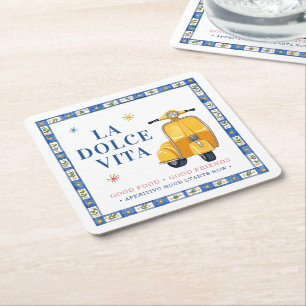 Dessous De Verre Carré Tapis de verre La Dolce Vita