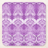 Tapisserie en Papier Fleurs Violettes Prospèrent