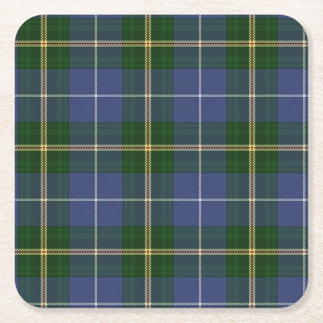 Dessous De Verre Carré Tartan de la Nouvelle-Écosse (Devant)