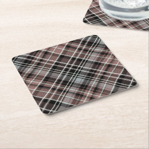 Dessous De Verre Carré Tartan plat classique