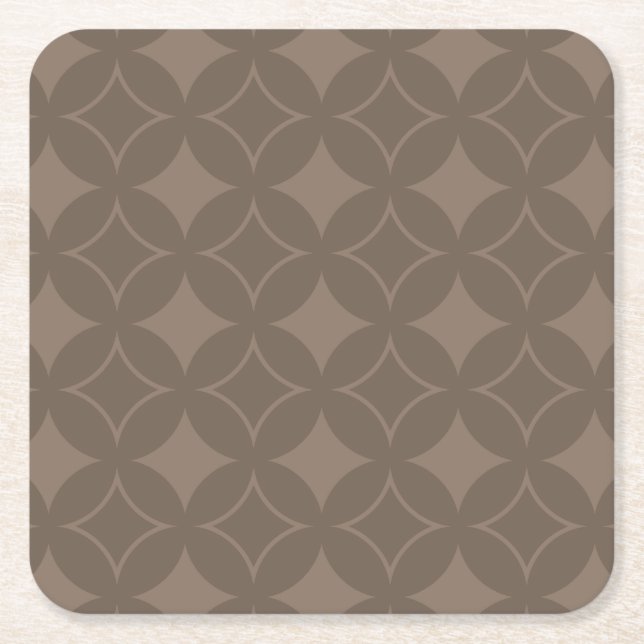 Dessous De Verre Carré Taupe shippo (Devant)