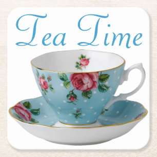Dessous De Verre Carré Teacup Teacup Time 