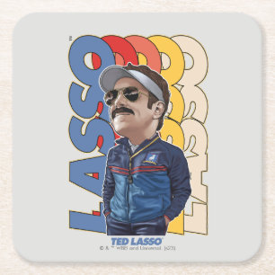 Dessous De Verre Carré Ted Lasso   Lasso Bobblehead
