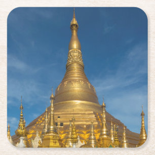 Dessous De Verre Carré Temple de Golden Stupa