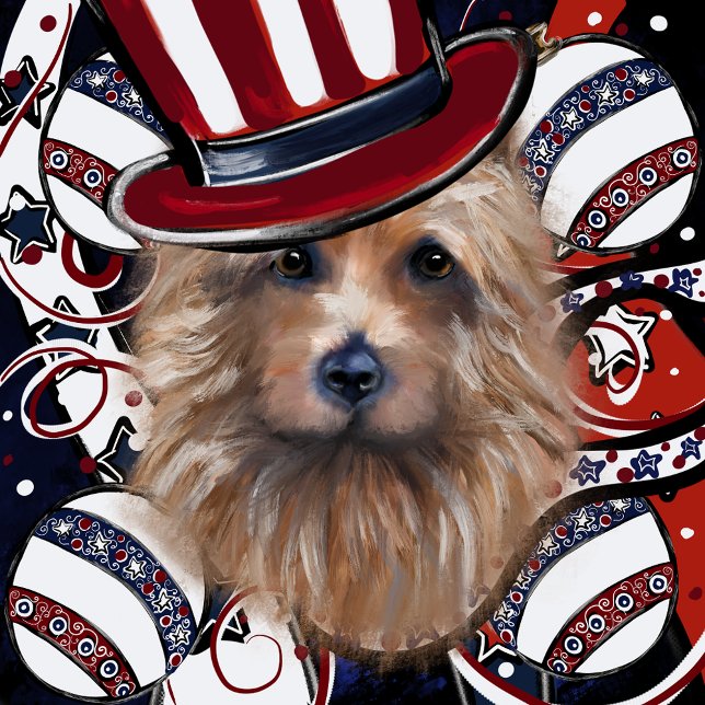 DESSOUS DE VERRE CARRÉ TERRIER AUSTRALIEN (Créateur téléchargé)