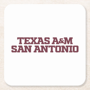 Dessous De Verre Carré Texas A&M San Antonio