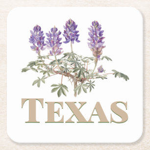 Dessous De Verre Carré Texas Bluebonnet 2