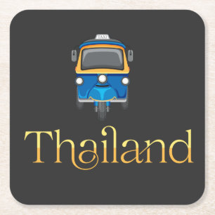 Dessous De Verre Carré Thaïlande