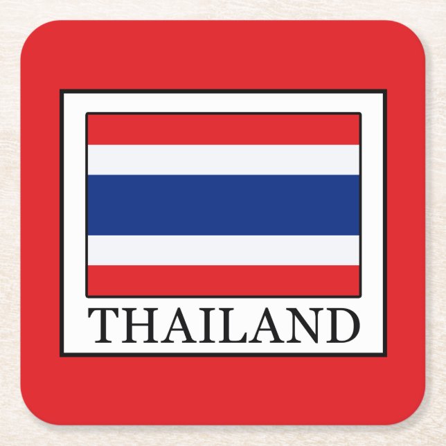 Dessous De Verre Carré Thaïlande (Devant)