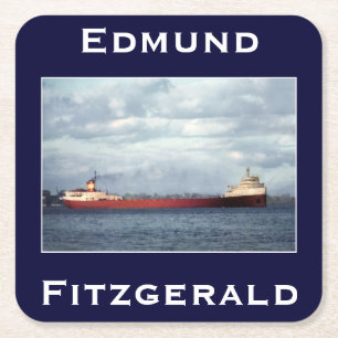 Dessous De Verre Carré The Edmund Fitzgerald