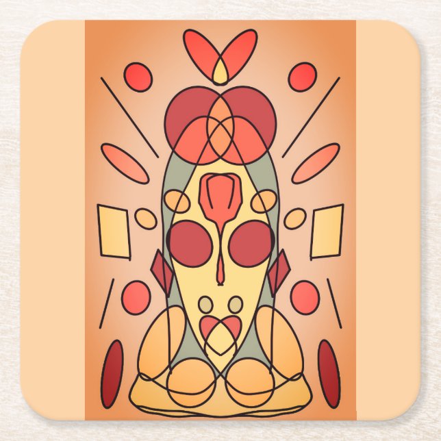 Dessous De Verre Carré Throwpillows (Devant)