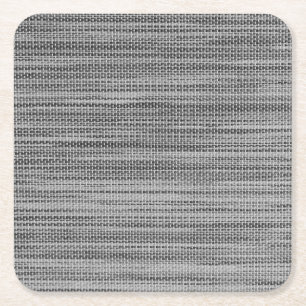 Dessous De Verre Carré Tissu gris