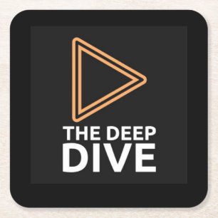 Dessous De Verre Carré Titulaire du Stubby Deep Dive