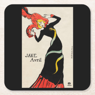 Dessous De Verre Carré Toulouse-Lautrec