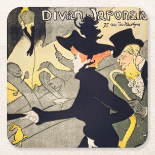 Dessous De Verre Carré Toulouse-Lautrec - Divan Japonais