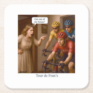Dessous De Verre Carré Tour de Fran’s