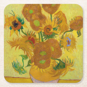 Dessous De Verre Carré Tournesols, Vincent van Gogh, 1889
