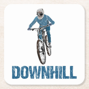 Dessous De Verre Carré Trail Mountain Biker Downhill