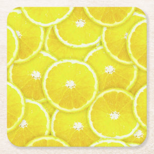 Dessous De Verre Carré Tranches de citron