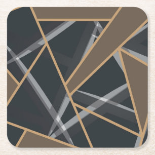 Dessous De Verre Carré Triangles
