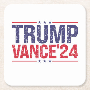 Dessous De Verre Carré Trump Vance 2024