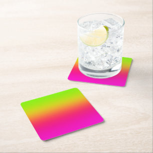 Dessous De Verre Carré Tutti Frutti Gradient