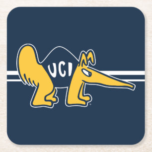 Dessous De Verre Carré UC Irvine   Anteaters UCI