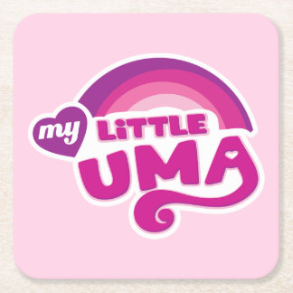 Dessous De Verre Carré UmaMusume : Mon petit Uma
