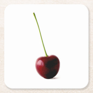 Dessous De Verre Carré Un coastère Sweet Cherry