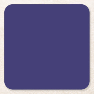 Dessous De Verre Carré un fond bleu avec une horloge dessus