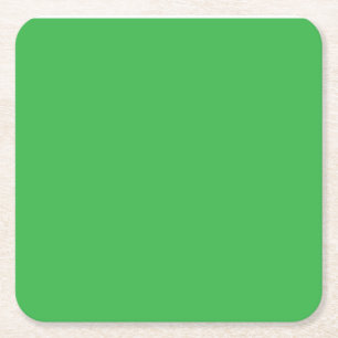 Dessous De Verre Carré un fond vert avec une bordure blanche