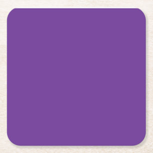 Dessous De Verre Carré un fond violet avec une bordure blanche