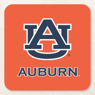 Dessous De Verre Carré Université d'Auburn   AU Auburn
