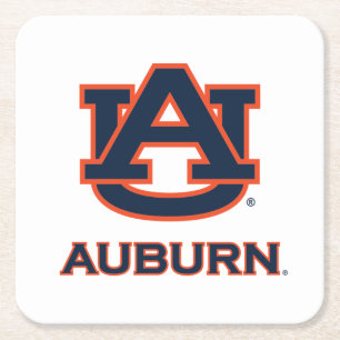 Dessous De Verre Carré Université d'Auburn   AU Auburn