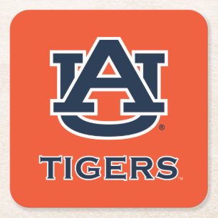 Dessous De Verre Carré Université d'Auburn   Auburn