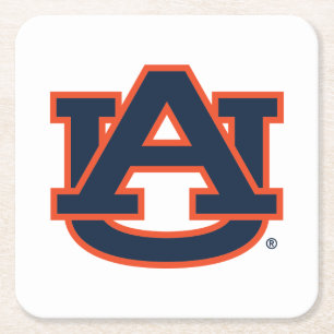 Dessous De Verre Carré Université d'Auburn   Auburn UA Logo