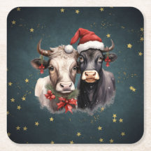 Vaches de Noël mignonnes