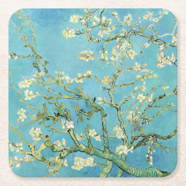 Dessous De Verre Carré Van Gogh Almond Blossoms (Devant)