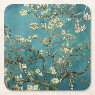 Dessous De Verre Carré Van Gogh - Amandier en fleurs
