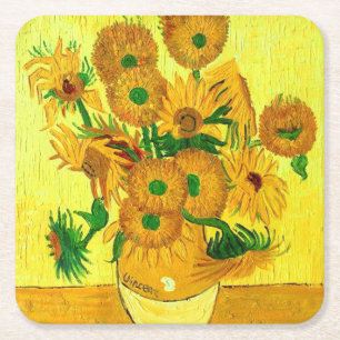 Dessous De Verre Carré Van Gogh Sunflowers