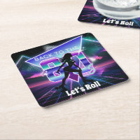 Vaporwave Roller Skate fête d'anniversaire