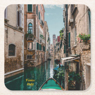 Dessous De Verre Carré Venise Italie La ville flottante