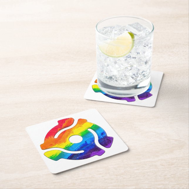 Dessous De Verre Carré Vibran de l'adaptateur d'enregistrement SlipperyJo (En situation)