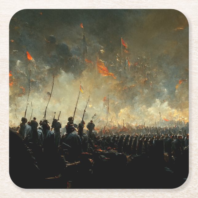 Dessous De Verre Carré Victoire (Devant)