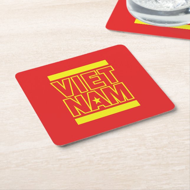 DESSOUS DE VERRE CARRÉ VIETNAM (Incliné)