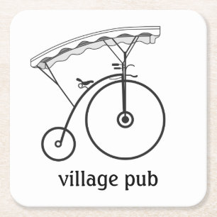 Dessous De Verre Carré Village Pub
