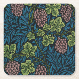Dessous De Verre Carré Vin Motif, William Morris